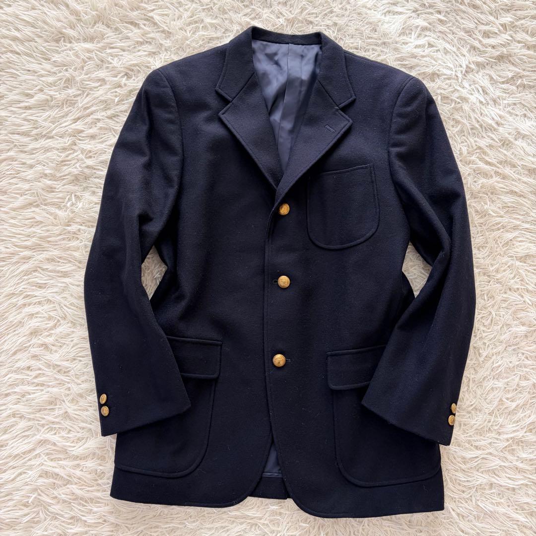 美品　Lサイズ　VAN Jacket　ブレザー　金ボタン　ヴィンテージ　ネイビー