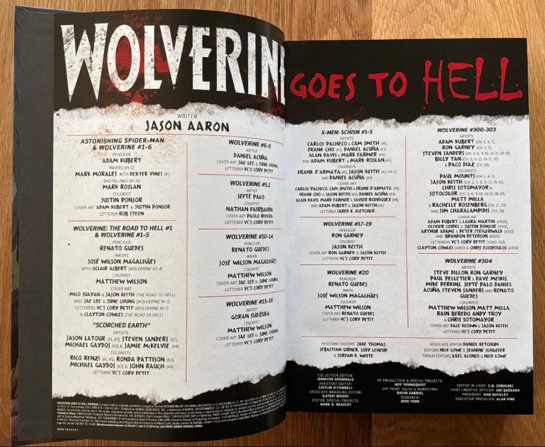 再値下げ❗️Wolverine goes to Hell Omnibus アメコミ