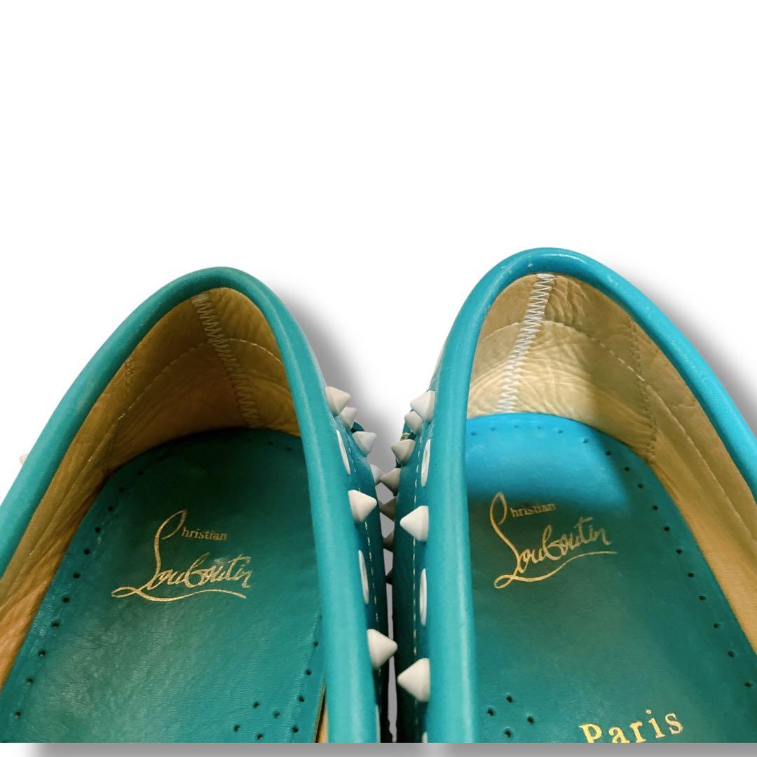 クリスチャンルブタン YACHT SPIKES FLAT CALFデッキシューズ