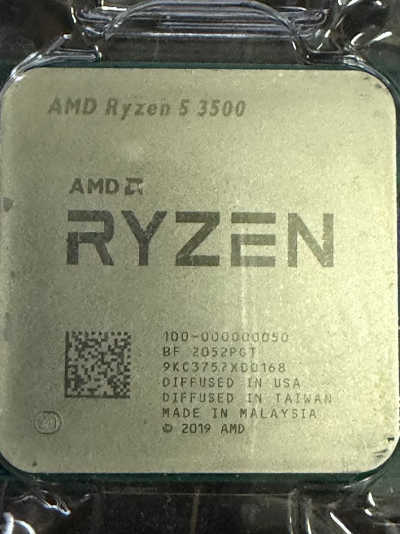 AMD Ryzen 5 3500 AM4 CPU 動作確認済 ピン曲がり無し