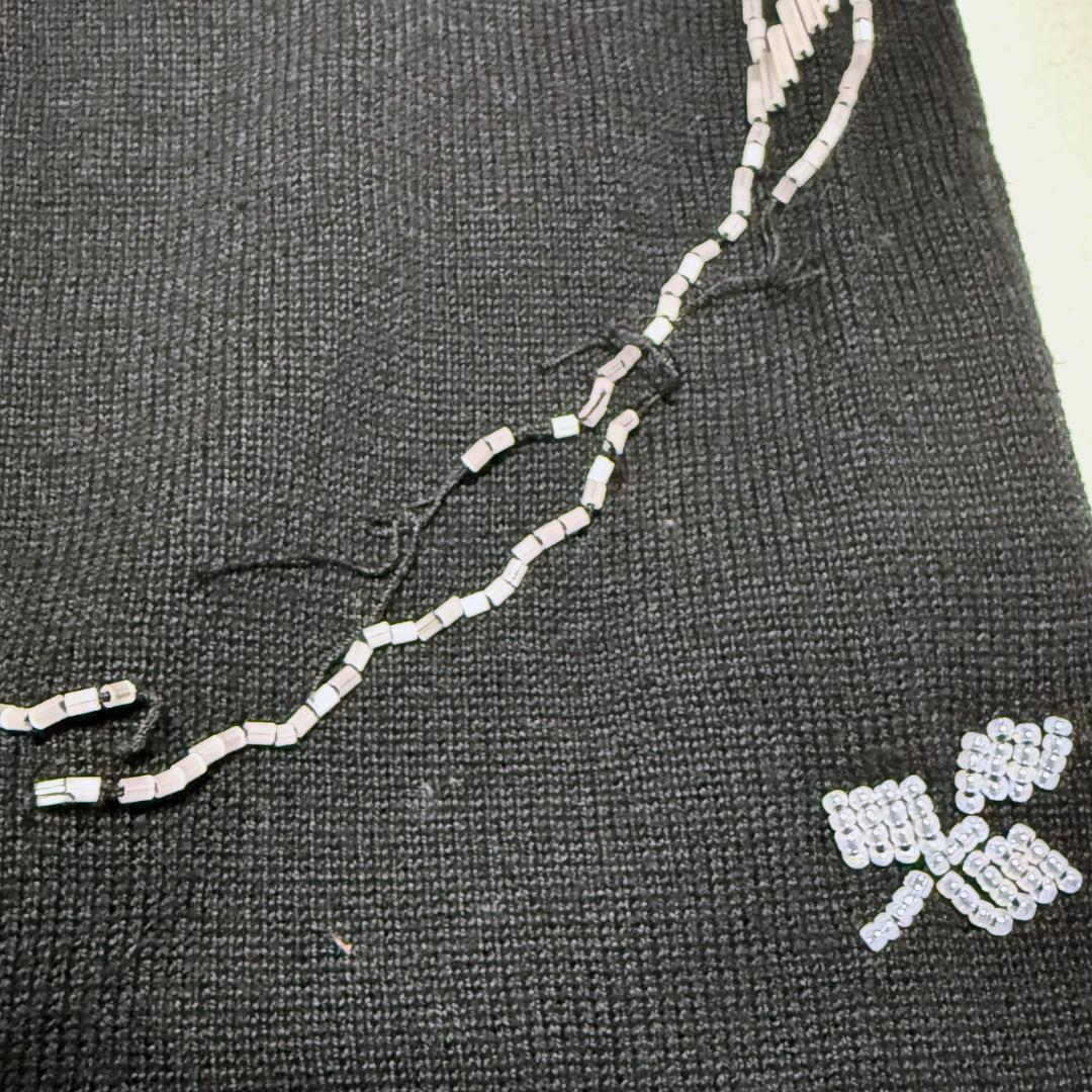 希少 KEITA MARUYAMA ビーズ刺繍コットンワンピース M