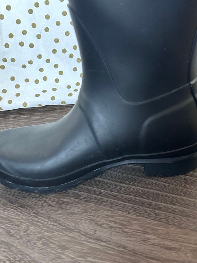 HUNTER レインブーツ バックル付き　UK3