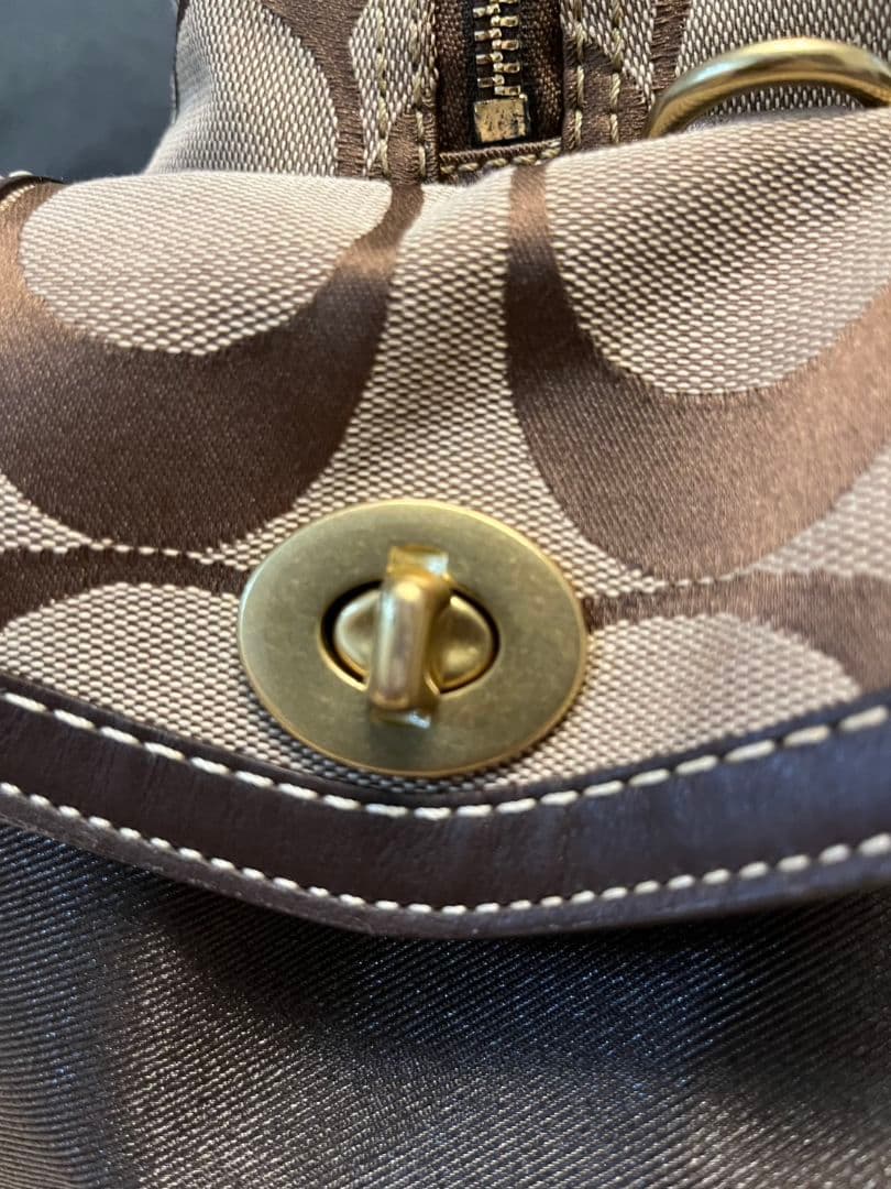 【美品】COACH ボストンバッグ ロゴ