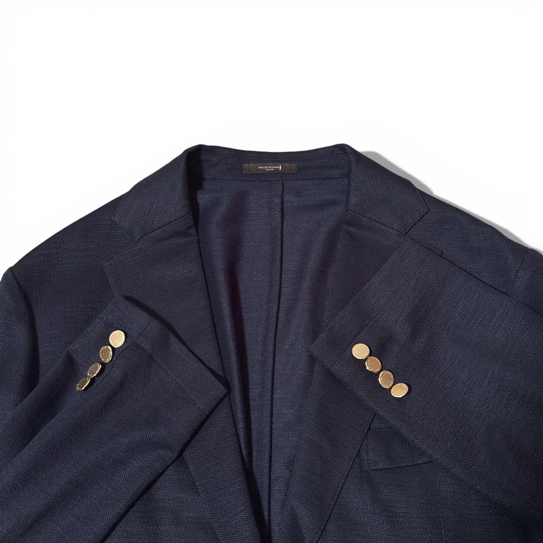 極美品✨️　マッキントッシュ　ニューブリッジ フレックスジャージー　紺ブレザー