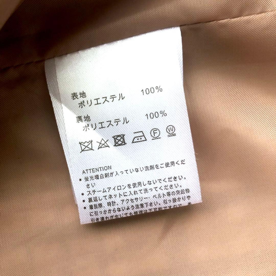 【新品】 ABI TOKYO ロングコート ダブルブレスト チェック柄 ベルト