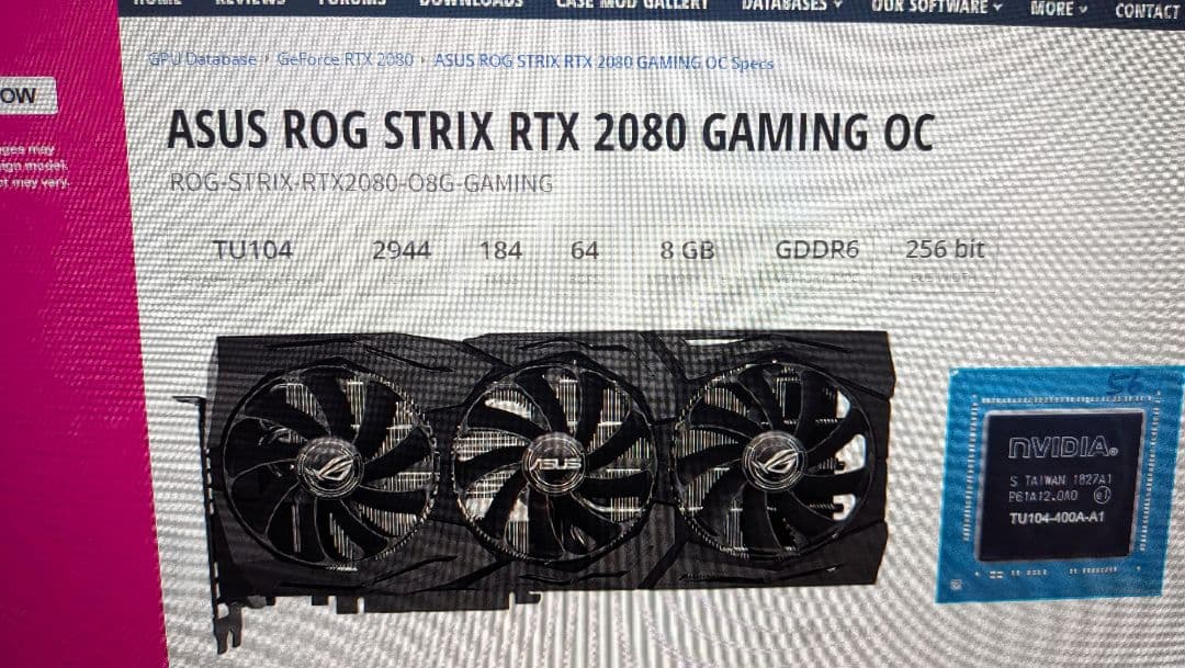 グラフィックボード・グラボ・ビデオカード ROG-STRIX-RTX2080-O8G-GAMING