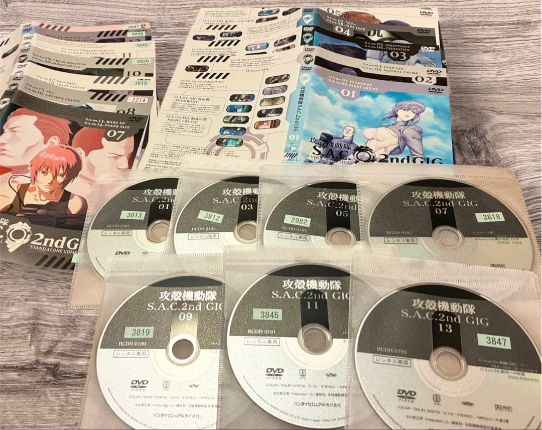 攻殻機動隊/ghost in the shell【1期13巻+2期13巻】DVD