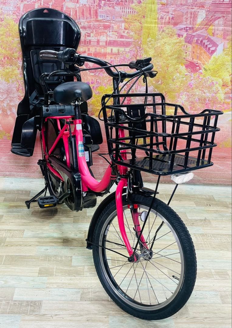 ZK3449 電動自転車 ブリヂストン 20インチ 子供乗せ 送料無料