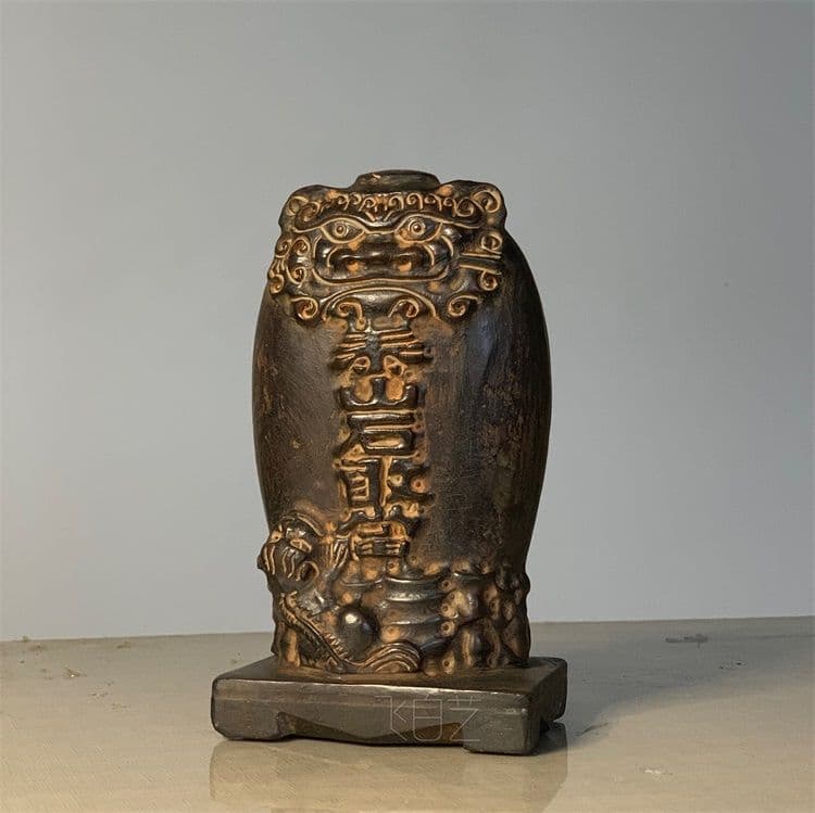 石像彫刻 応接間 執務室 茶室 書斎 室外亭院 辟邪 開運 装飾品 工芸品 置物