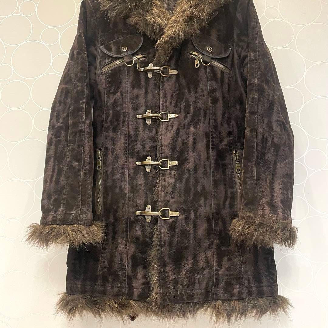 【美品】In The Atticトグルコート ミリタリー ファー付き L
