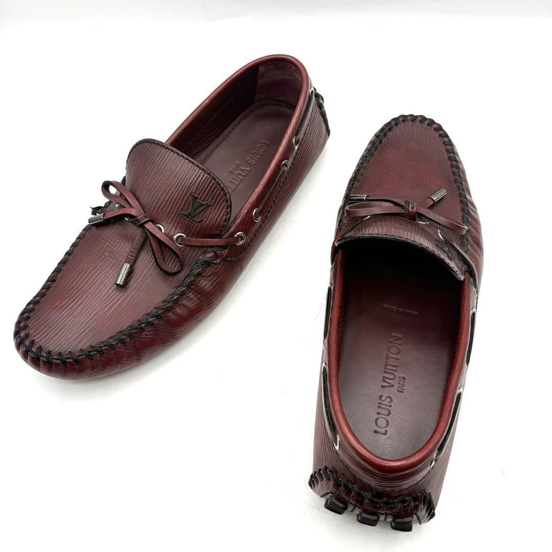 LOUIS VUITTON エピ デッキシューズ ドライビング 【8.5】 茶