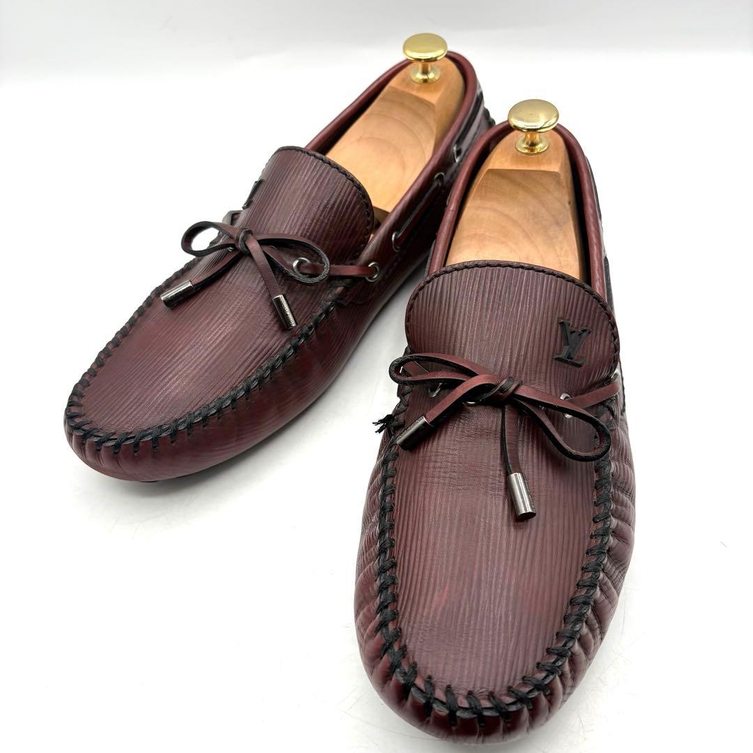 LOUIS VUITTON エピ デッキシューズ ドライビング 【8.5】 茶