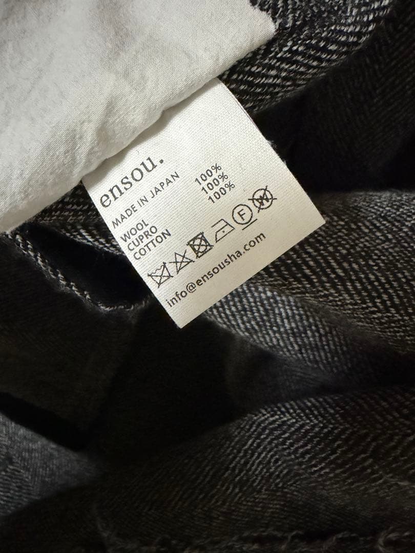 ensou エンソウ 24AW SAL Jacket Black
