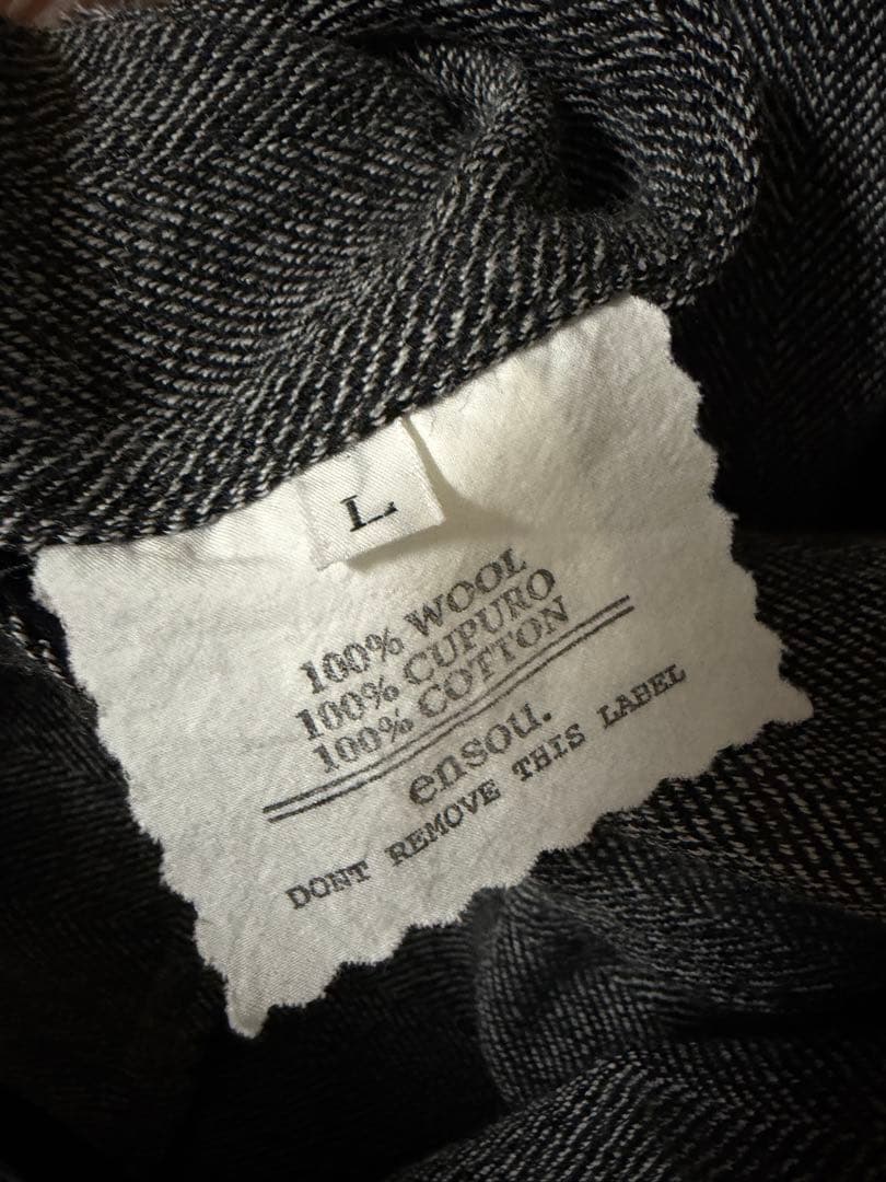 ensou エンソウ 24AW SAL Jacket Black