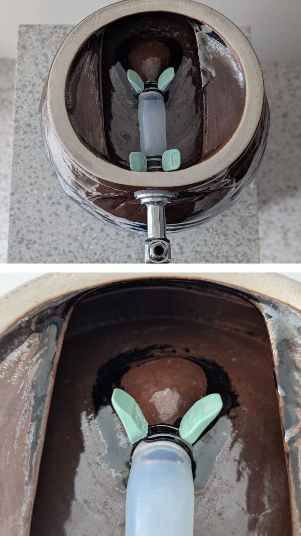 宮陶 セラミックス加工 水が美味しくなる 水瓶 陶器 サーバー 5㍑
