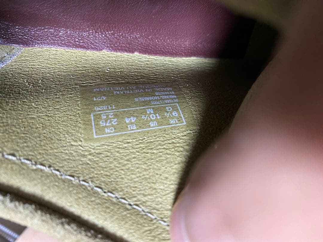 CLARKS ORIGINALS スエード モカシン ベージュ 27.5cm