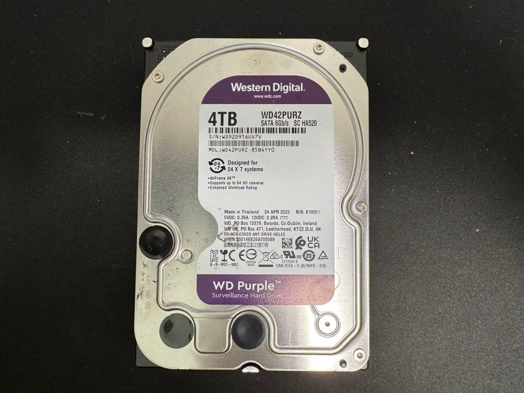 Western Digital WD Purple 4TB①