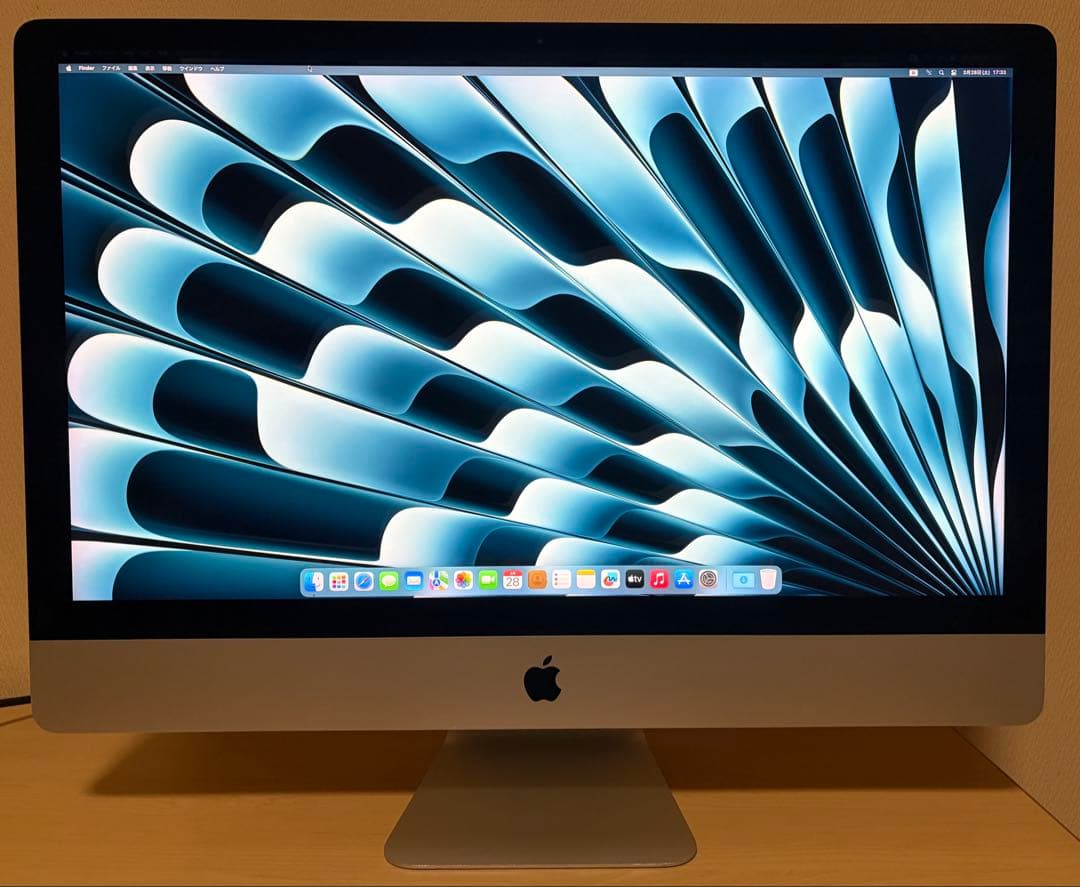 iMac 27インチretina5K 2019/16GB/1TB FDストレージ