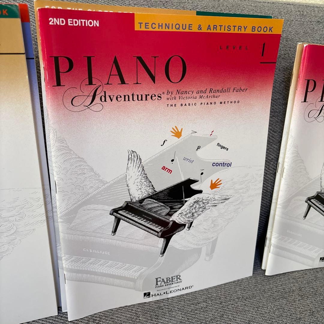 Piano Adventures ピアノ・アドヴェンチャーシリーズ　教本　7冊