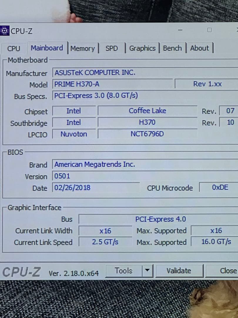 i5 8400とH370Aのセット