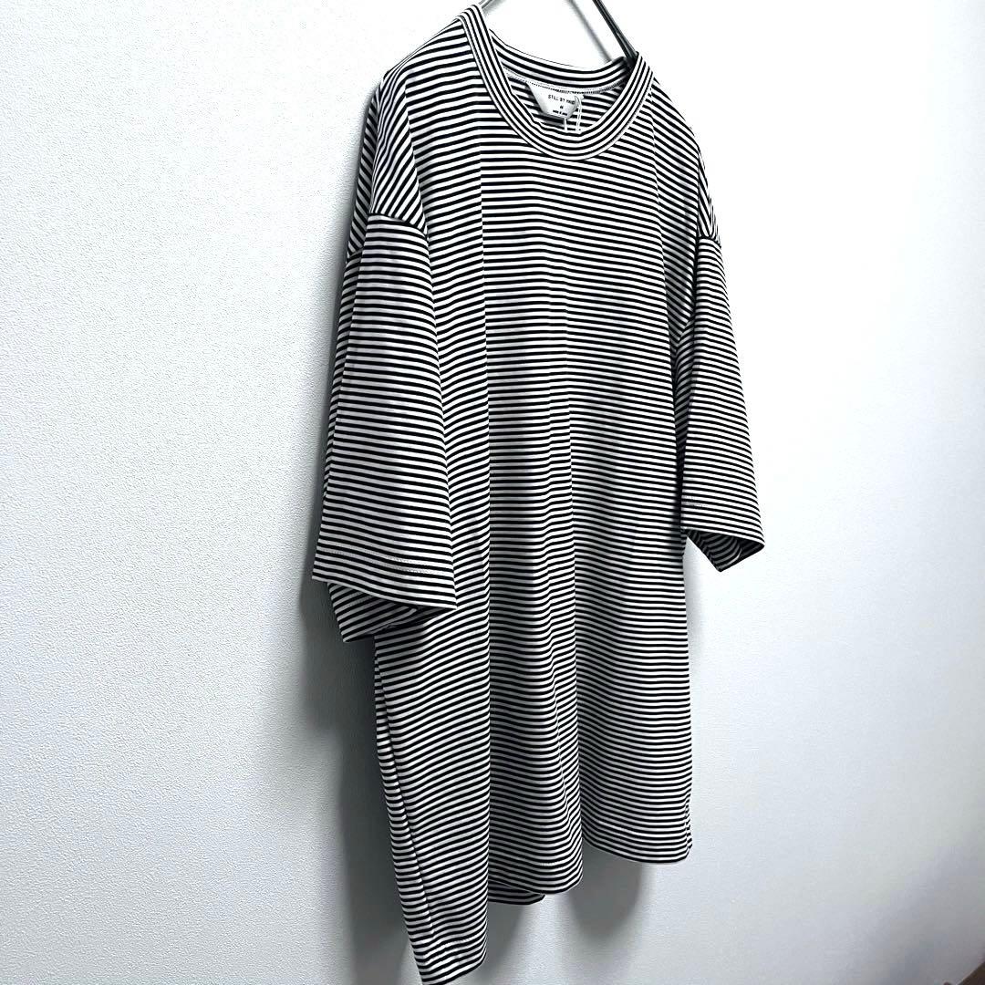 【flag】STILL BY HAND マイクロピッチ ボーダーT 46