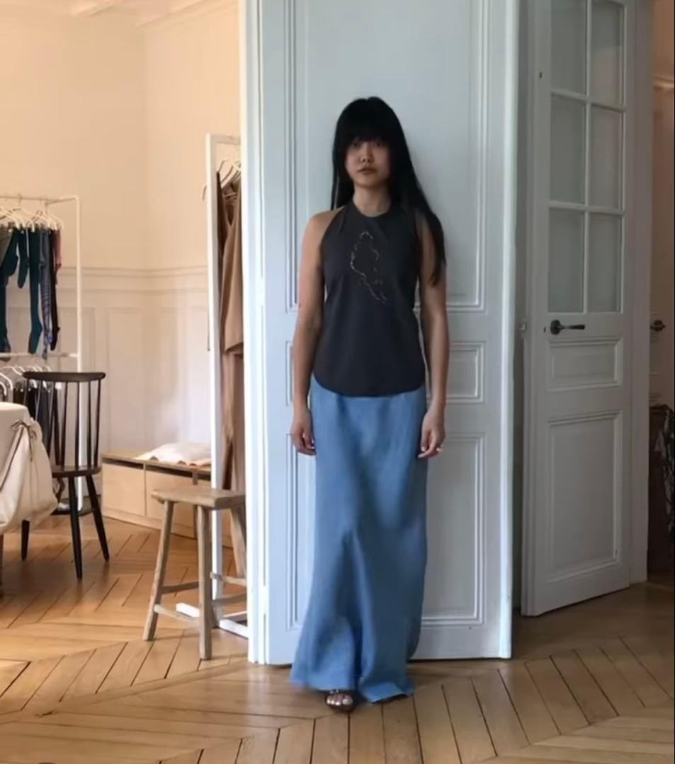 B*Z様 Baserange Lei Apron Top Bridge Grey