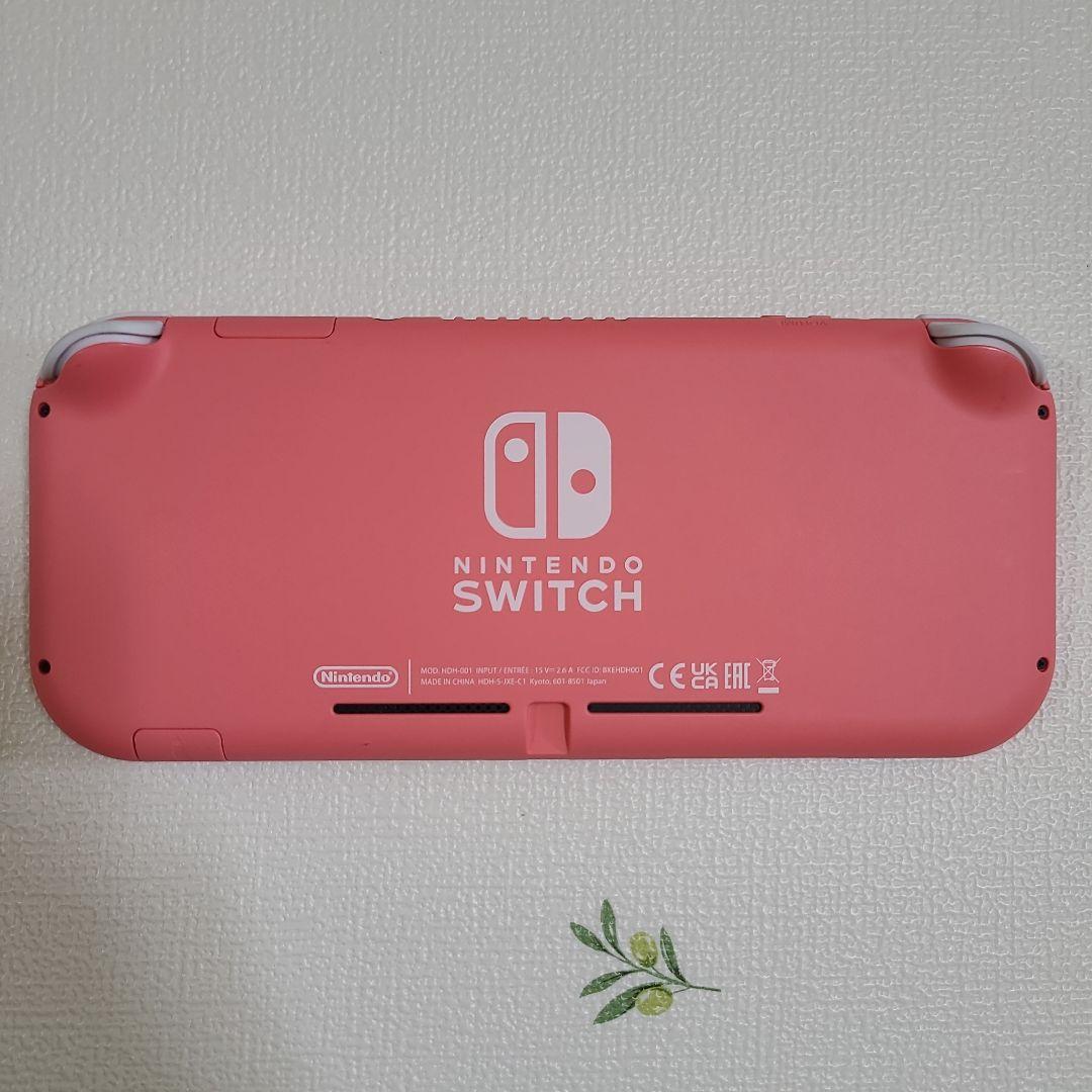 Nintendo Switch Lite コーラル 充電器・mSD 付き