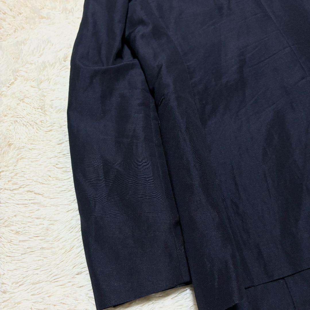 極美品✨ EPOCA UOMO リネン ビジカジテーラードジャケット 黒 50