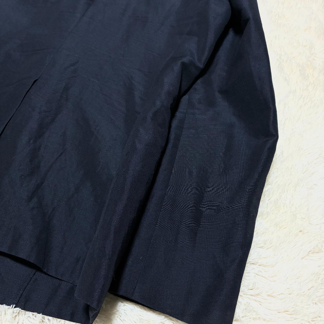 極美品✨ EPOCA UOMO リネン ビジカジテーラードジャケット 黒 50
