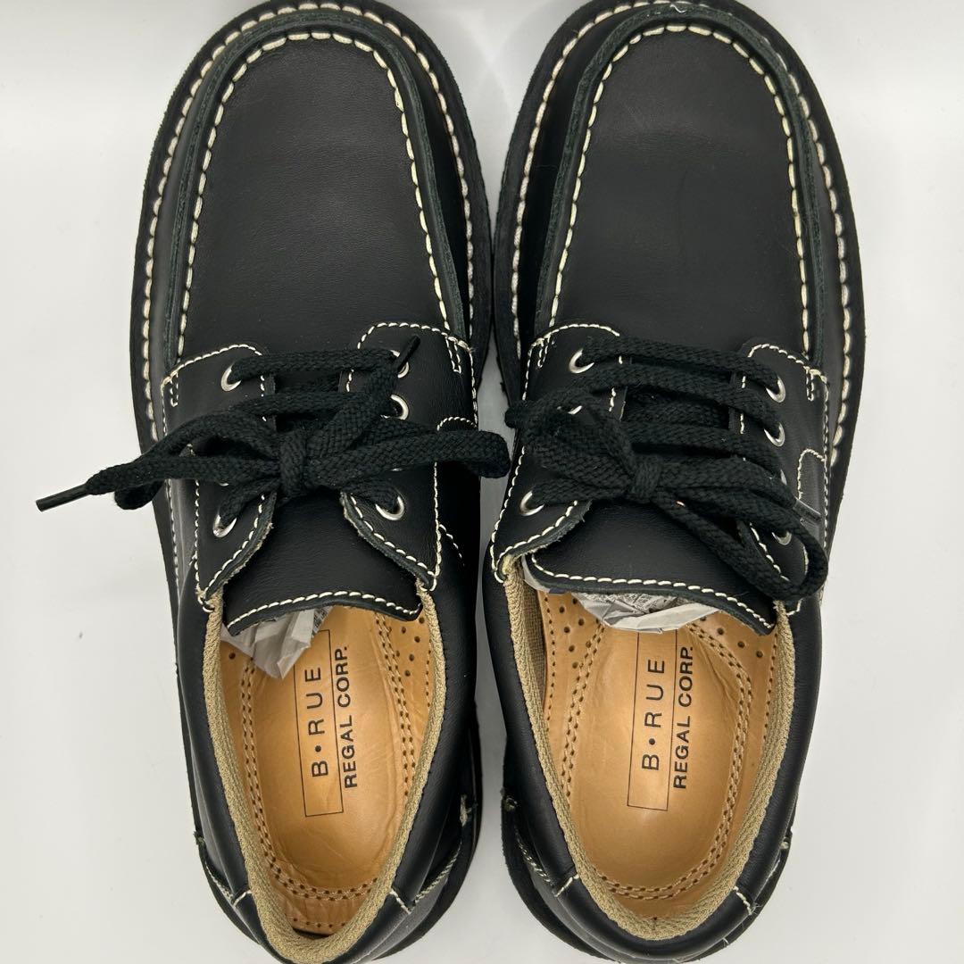 【未使用】REGAL B・RUE リーガル レザーシューズ 25.5cmブラック