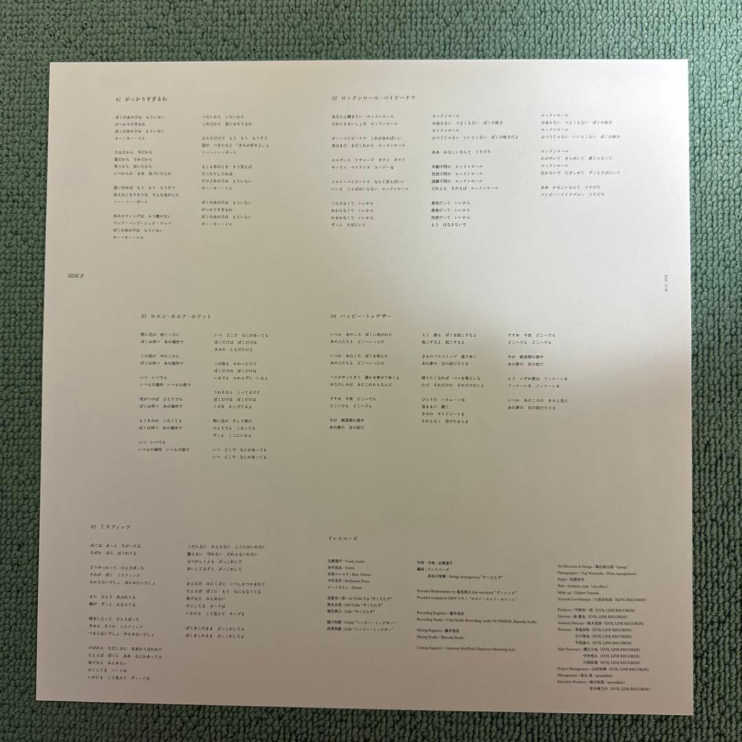 The Dresscodes『 † 』LP アナログ レコード 志磨遼平