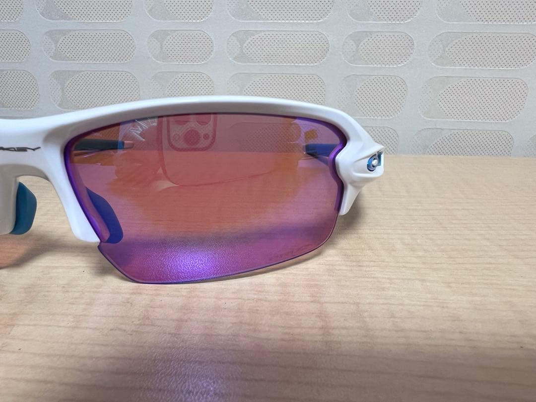 OAKLEY Flak2.0 サングラス ホワイト/ブルー
