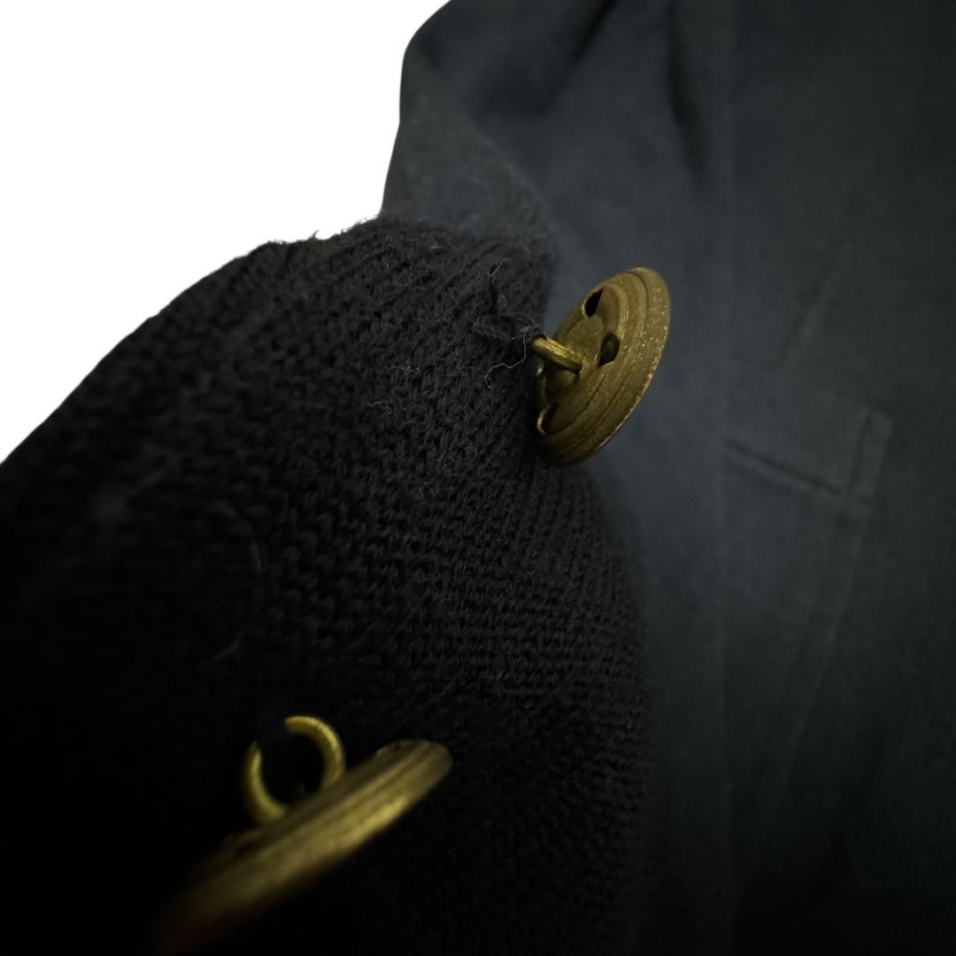 BEAMS＋ ビームスプラス 金ボタン アンコンジャケット ネイビー サイズM