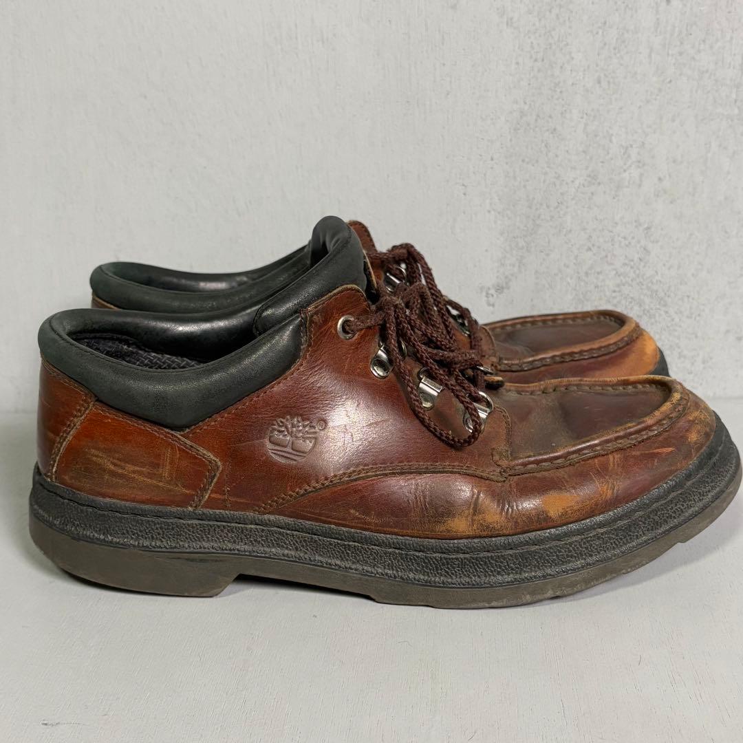 Timberland モックトゥミッド　茶　レザートレッキングブーツ　29cm