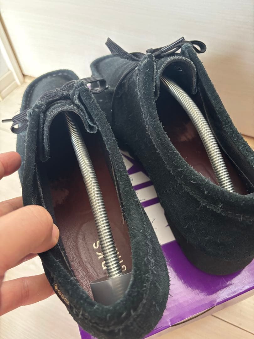 Clarks ワラビー GORE TEX スウェード ビブラムソール ブラック