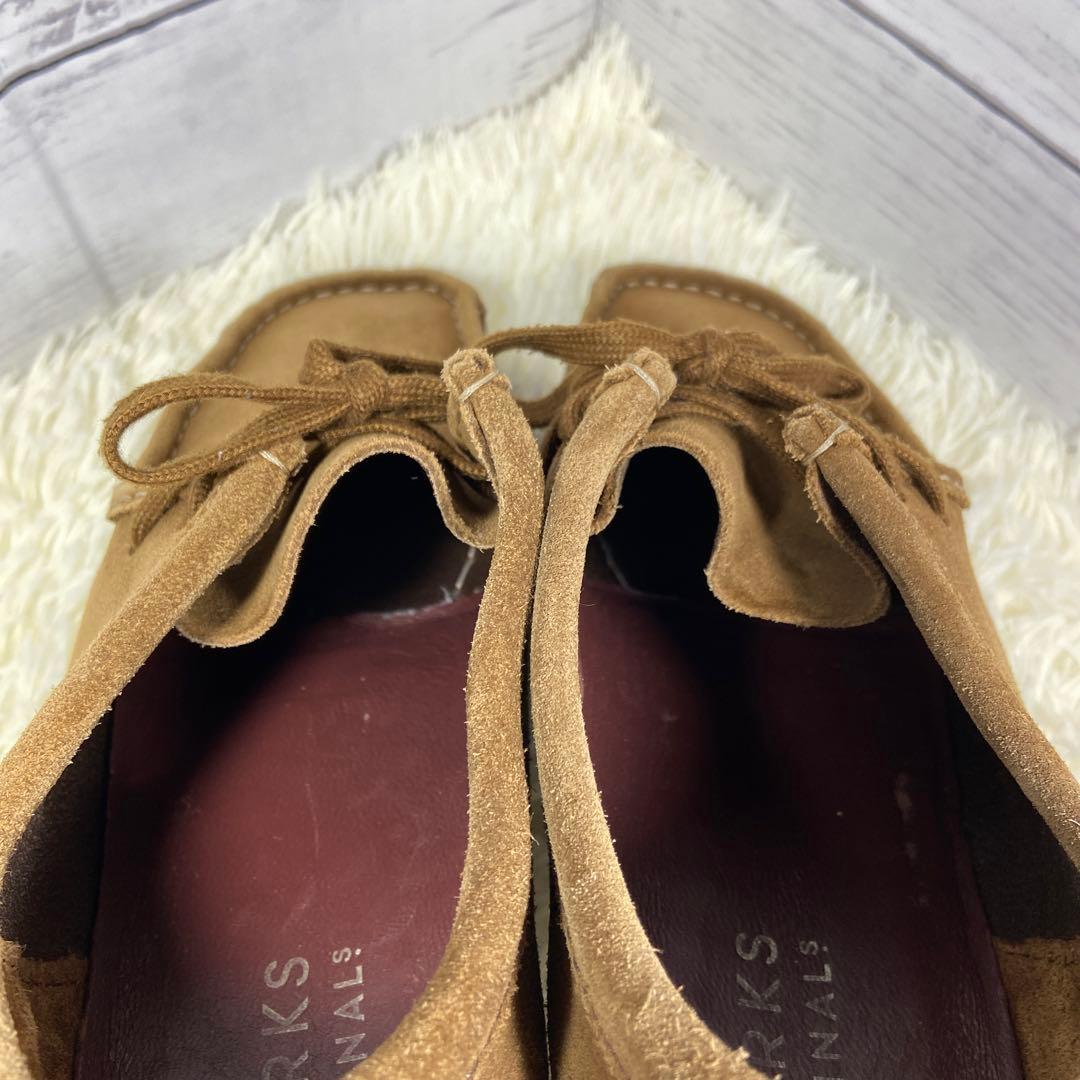 【美品】クラークス　Wallabeeワラビー　クレープソール　ブラウン　27.0