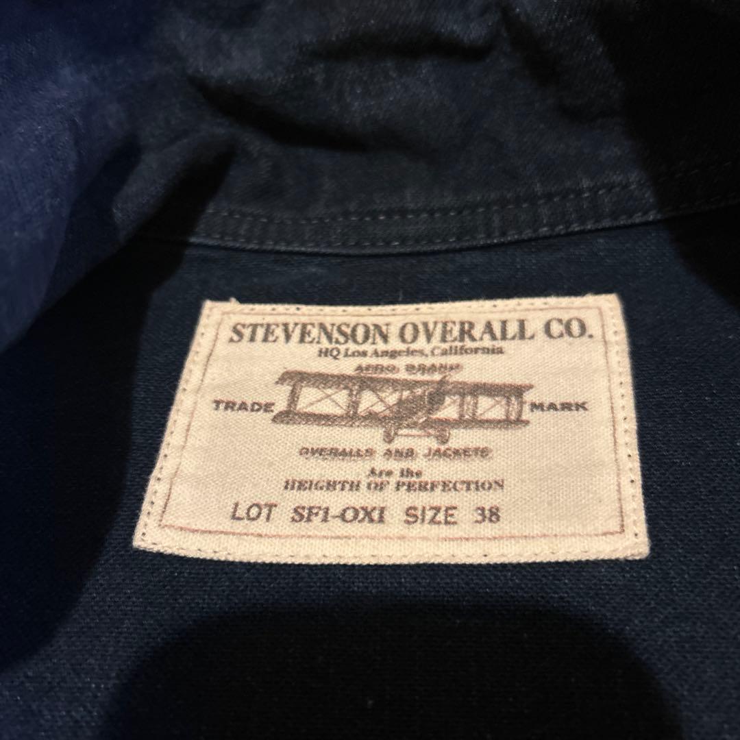 STEVENSONOVERALL ショールカラーカバーオール　サイズ38