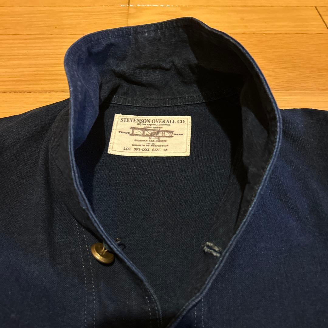 STEVENSONOVERALL ショールカラーカバーオール　サイズ38