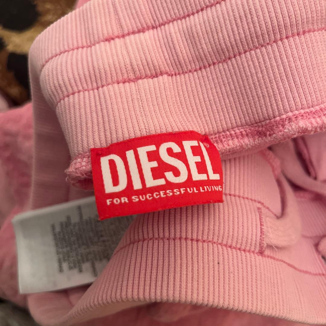 DIESEL ピンク フリース ルームウェア