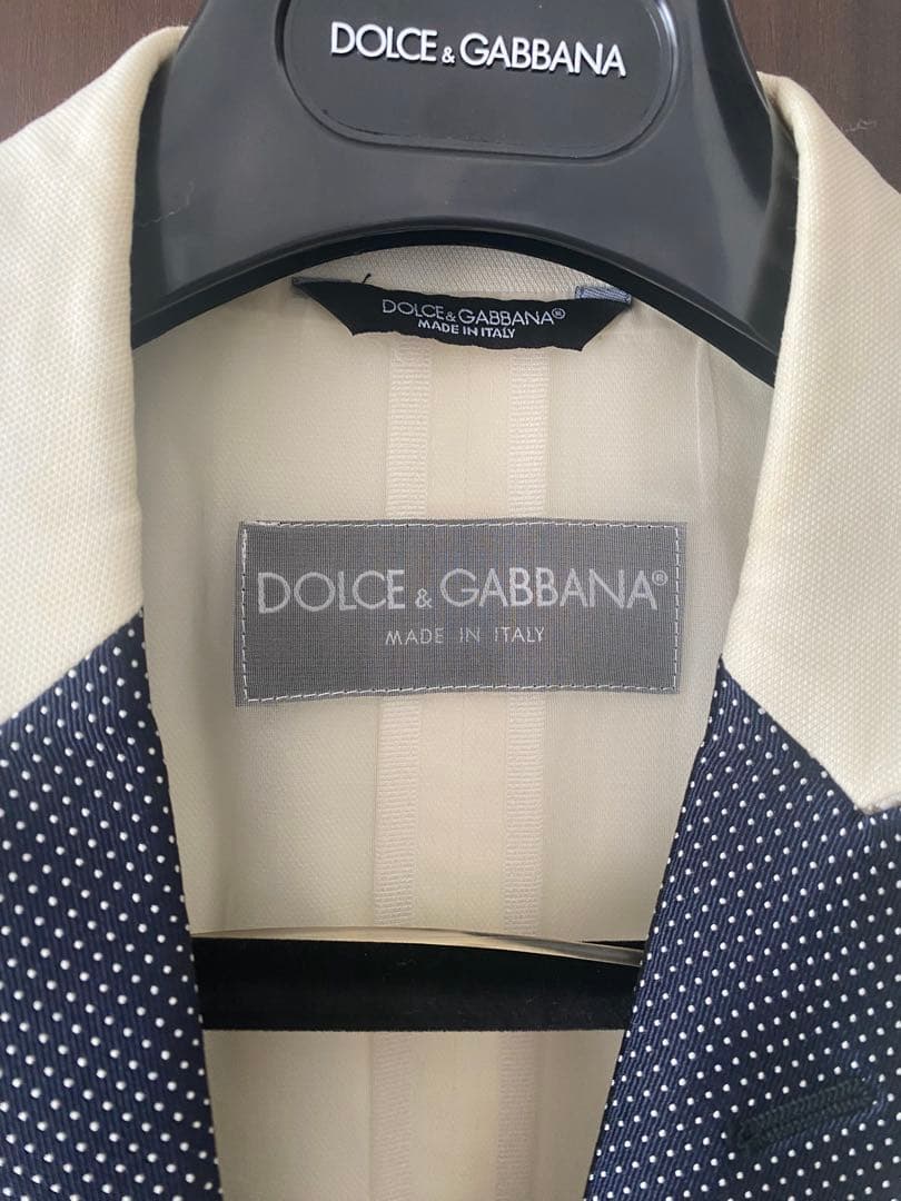 【稀少価値あり】Dolce & Gabbana ジャケット ホワイトサイズ48
