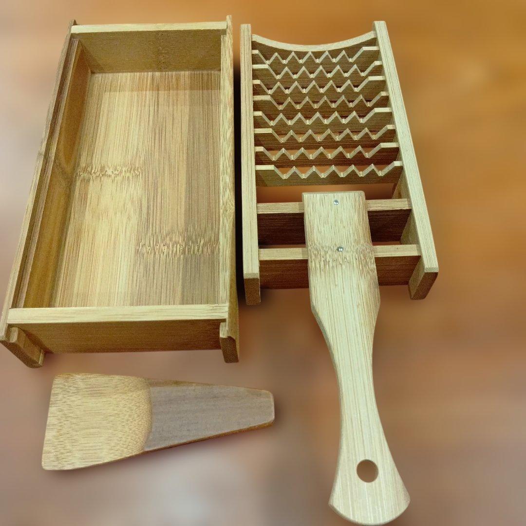 【最終価格】☆未使用☆鬼おろし 竹製 波型おろし器 ３点セット
