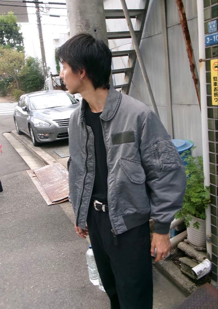 ジャケット・アウター fidelity VINTAGE WASH FLIGHT JKT