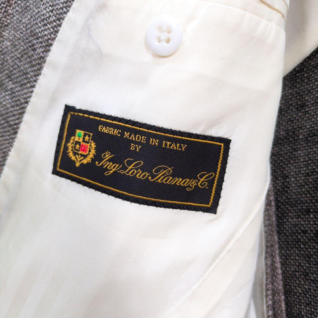 Loro Piana　ロロピアーナ　リネンジャケット　テーラードジャケット　背抜
