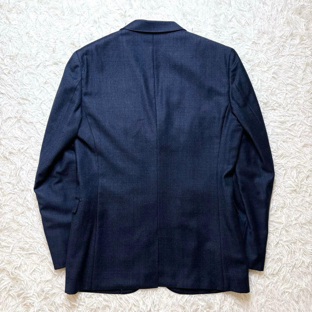 美品 ブラックレーベルクレストブリッジ REDA ジャケット チェック ネイビー