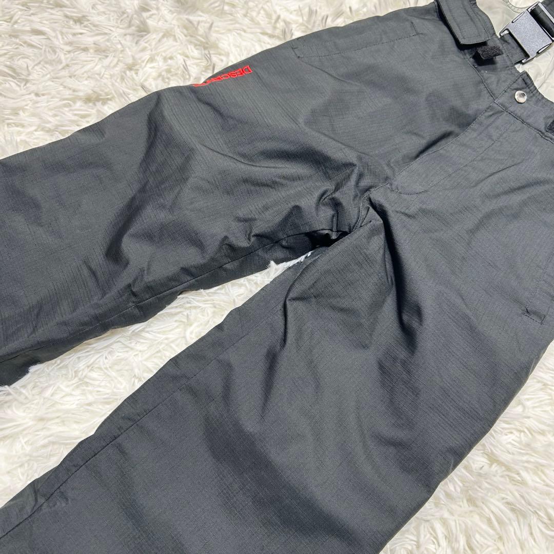 極美品 DESCENTE デサント スキーウェア スノーボードウェア 赤 黒