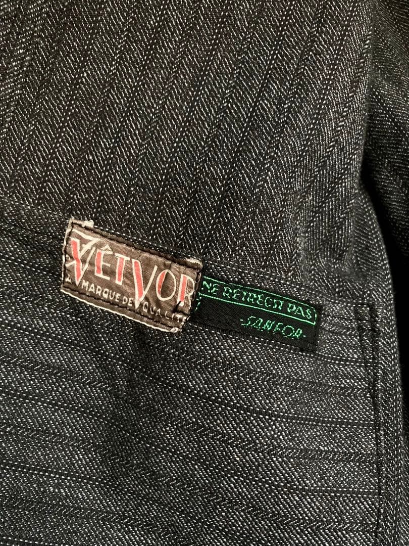 ジャケット・アウター 40s French Vintage \"Chambray Stripe\" JKT