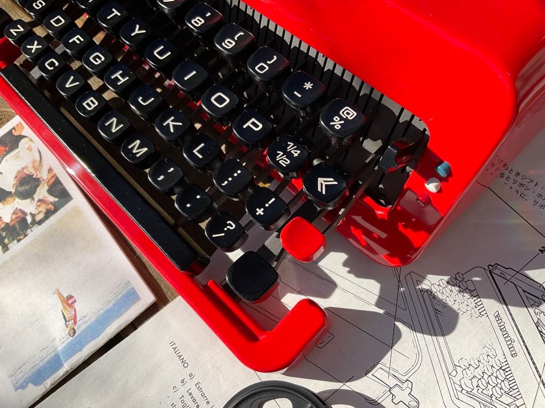 olivetti valentine 整備済　完動品　中古品　綺麗