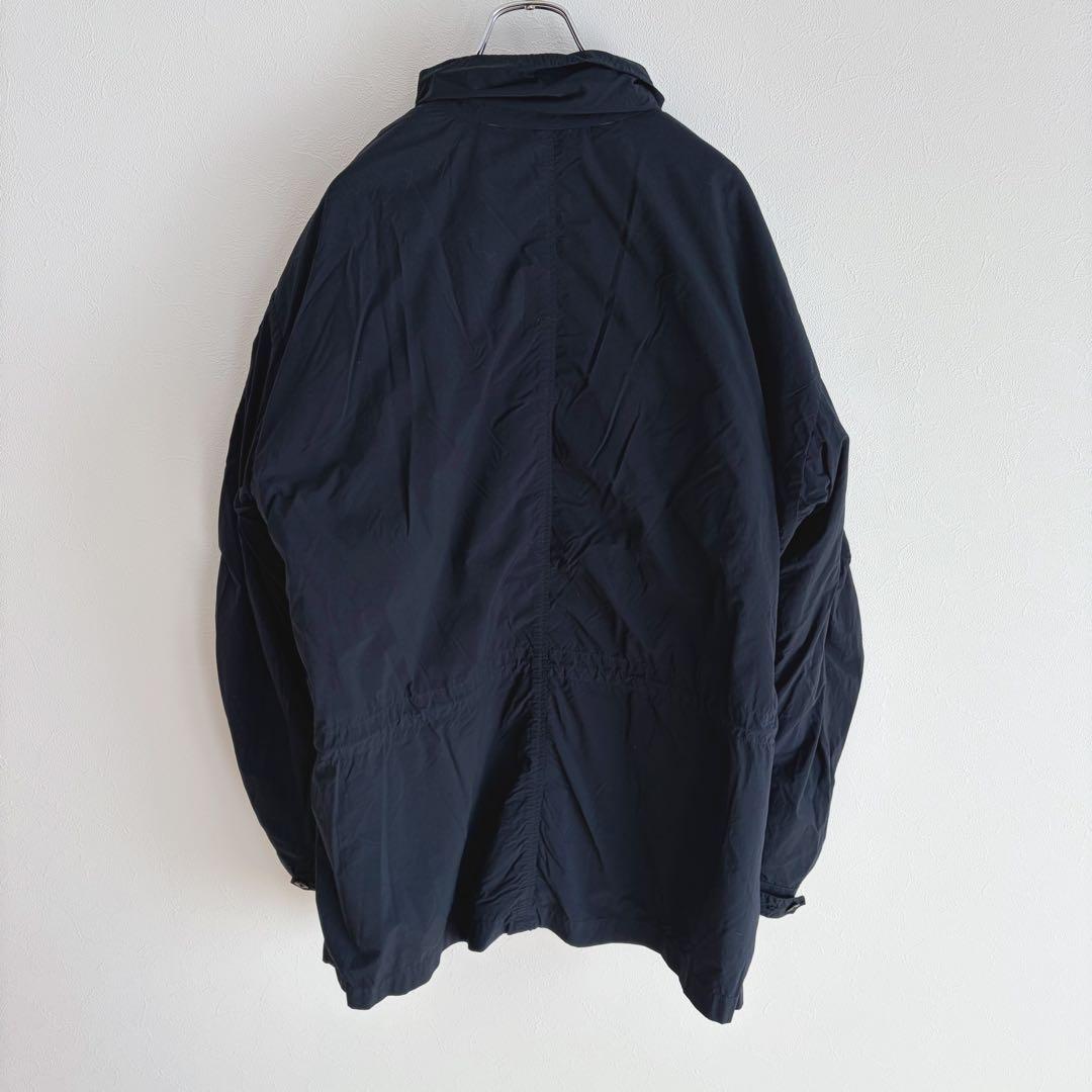 ATON AIR VENTILE SHORT MODS COAT 04 ネイビー