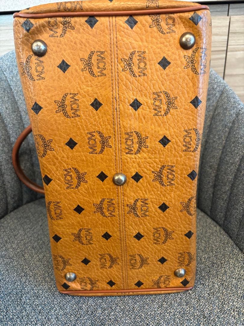 【人気】MCM エムシーエム ミニボストンバッグ ハンドバッグ ヴィセトス柄