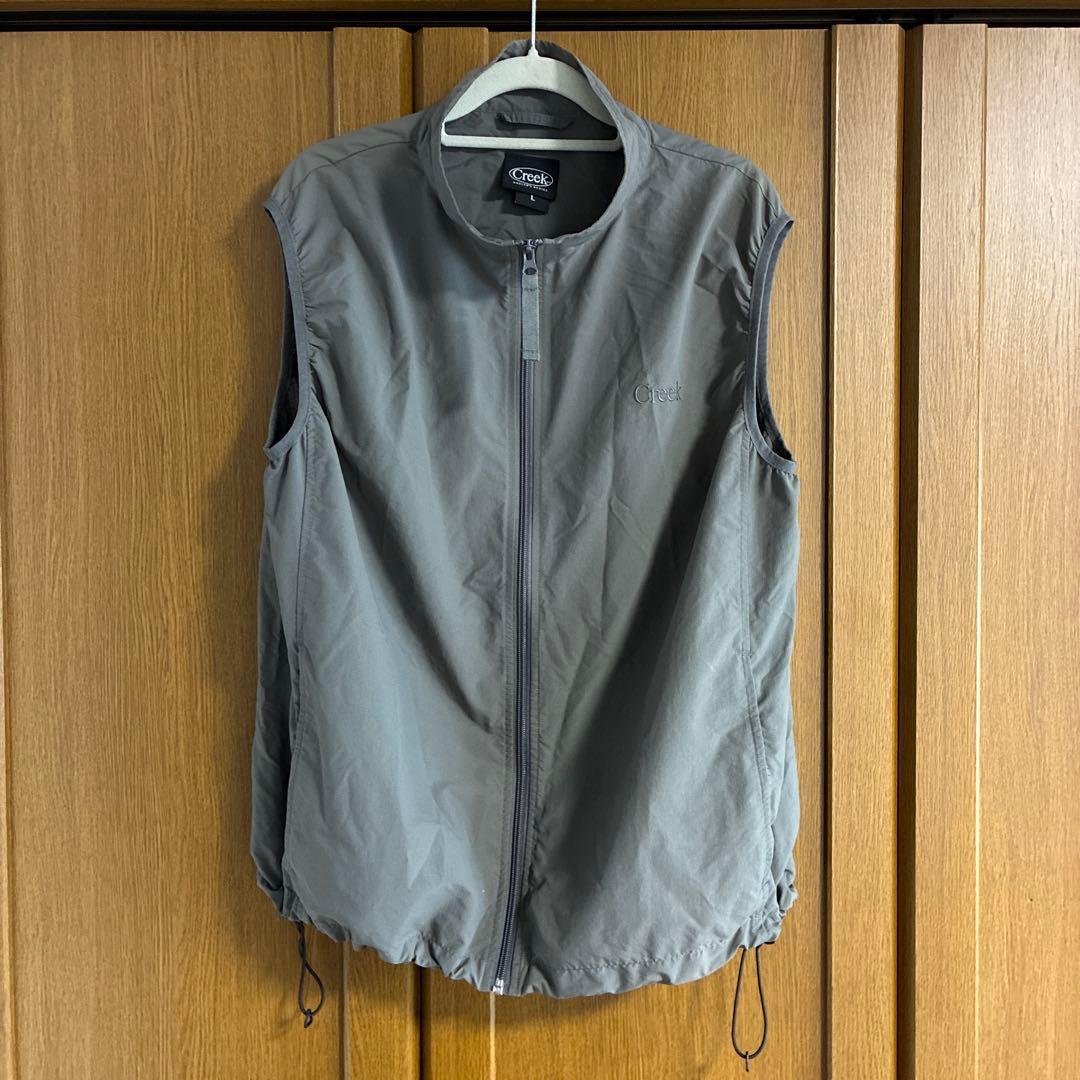 creek angler's device ベスト　グレー